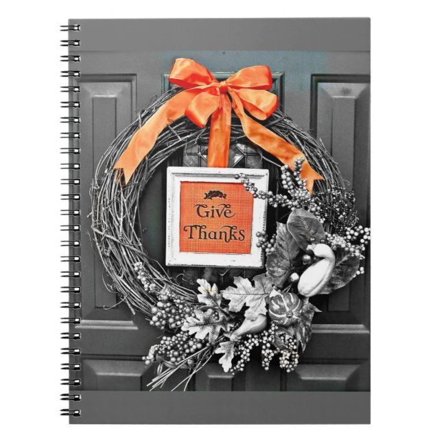 Cuaderno Dar gracias a Wreath (Frente)