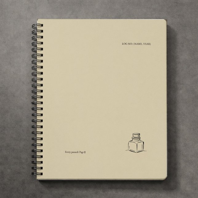 Cuaderno Dark Academia – ink pot Art | Introvert Gift Book  (Subido por el creador)