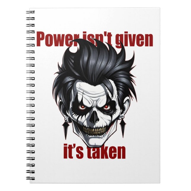 Cuaderno Dark Dominance (Frente)