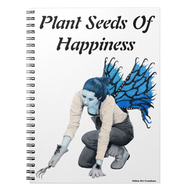 Cuaderno Dark Fairy Garden Gardening Fantasy Art Notebook (Frente)