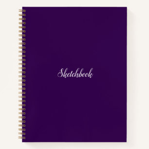 Cuaderno Dark Purple Sketchbook
