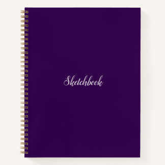 Cuaderno Dark Purple Sketchbook
