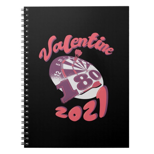 Cuaderno Darts es mi San Valentín 2021 (Frente)
