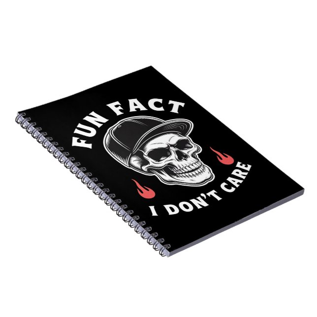 Cuaderno Dato divertido que no me importa cita divertida de (Lado Derecho)