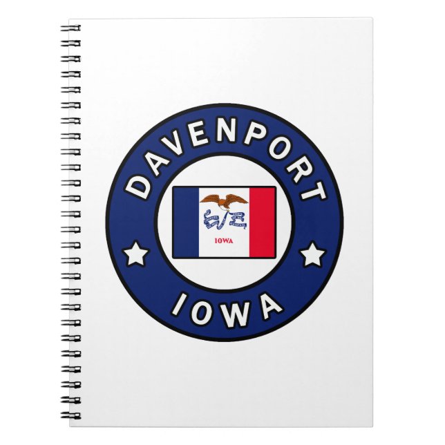 Cuaderno Davenport Iowa (Frente)