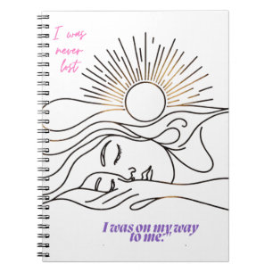 Cuaderno Dawn of Self-Discovery: Empowering Minimalist Art