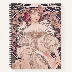 Cuaderno Daydream por Alphonse Mucha