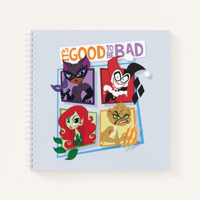 Cuaderno DC Super Villain Chicas Es bueno ser malo (Anverso)