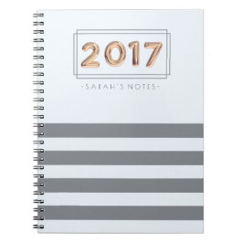 Cuaderno de 2017 globos