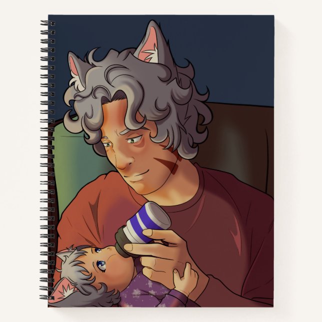 Cuaderno de 8.5 x 11 para Papá y Hijo (Anverso)