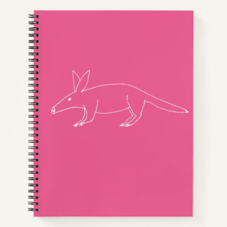 Cuaderno de Aardvark con dibujo inadecuado