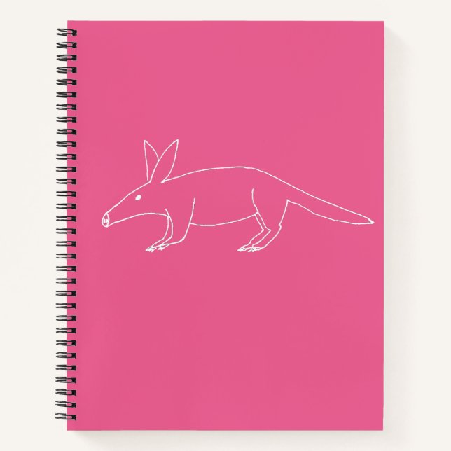 Cuaderno de Aardvark con dibujo inadecuado (Anverso)