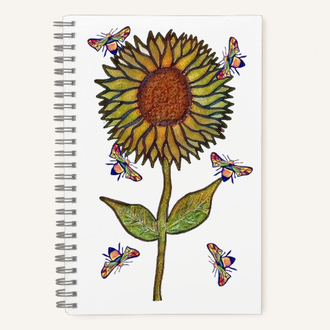 Cuaderno de Abeja y Girasol (Anverso)