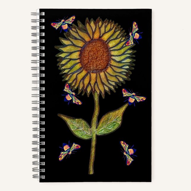 Cuaderno de Abeja y Girasol (Anverso)