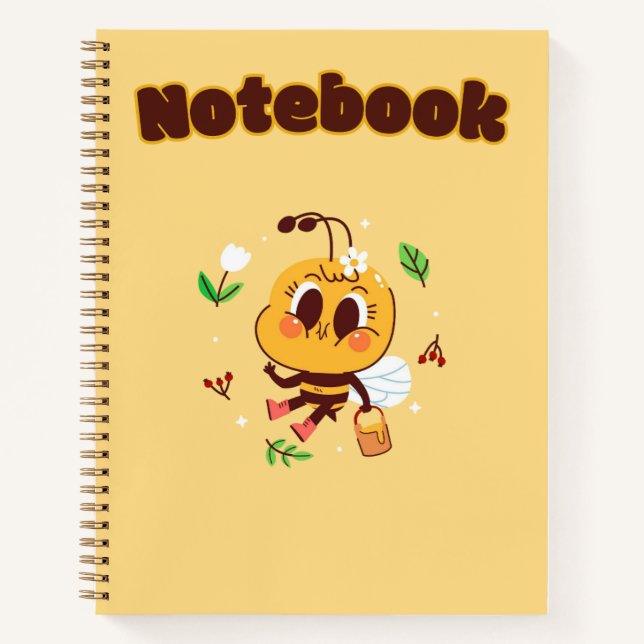 Cuaderno 💛 de abejas lindas ✨ 🧡 🥨 (Anverso)