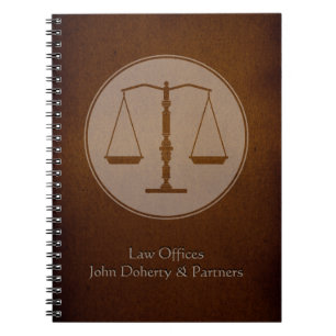 Cuaderno de abogados personalizable - Escalas de j