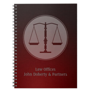 Cuaderno de abogados personalizable - Escalas de j