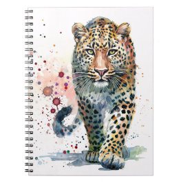 Cuaderno de acuarela con salpicaduras de pintura y