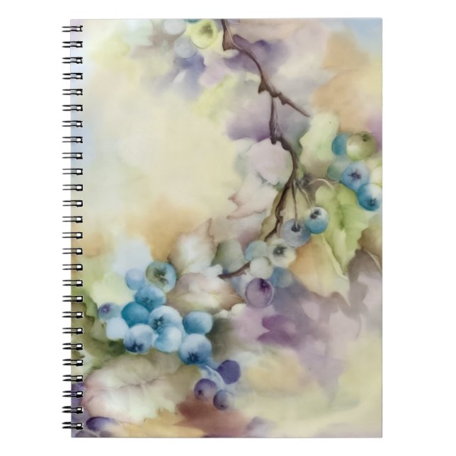 Cuaderno de Acuarela de Arándanos (Frente)