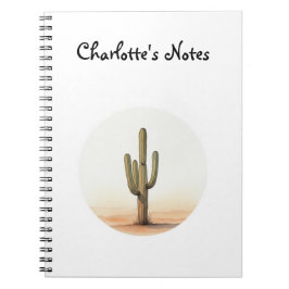 Cuaderno de acuarela de Cactus