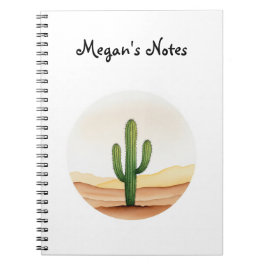 Cuaderno de acuarela de Cactus