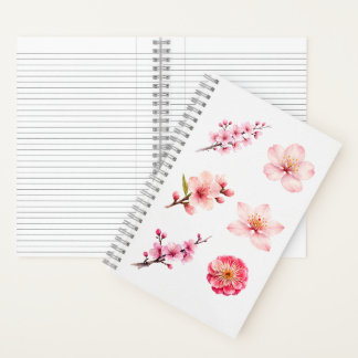Cuaderno de Acuarela de Flores Asiáticas