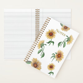 Cuaderno de Acuarela de Girasol
