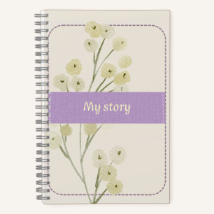 Cuaderno de Acuarela Floral Vintage