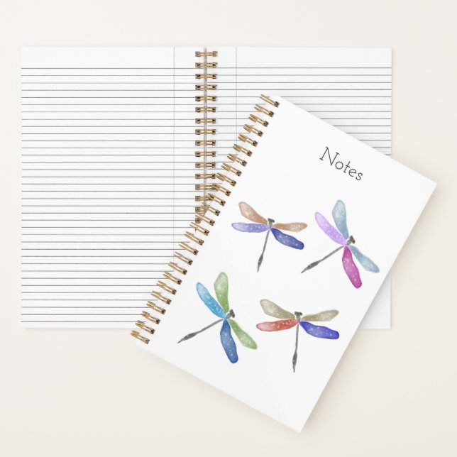 Cuaderno de Acuarela Libélula  (Interior)