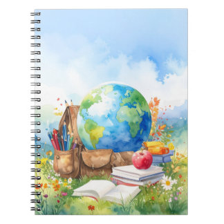 Cuaderno de acuarela para el regreso a clases