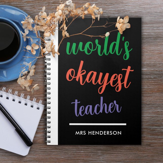 Cuaderno de agradecimiento para maestros divertido (Subido por el creador)