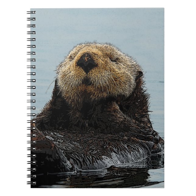 Cuaderno de Alaska de la nutria de mar (Frente)
