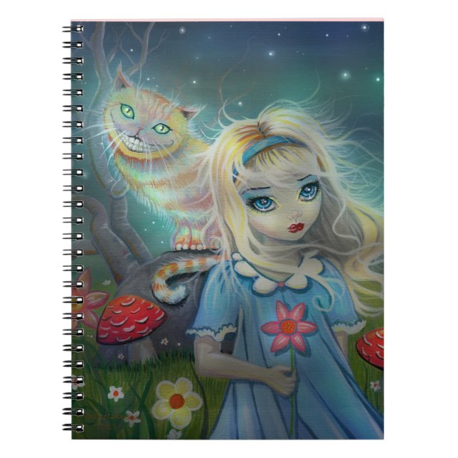 Cuaderno de Alicia en el País de las Maravillas (Frente)