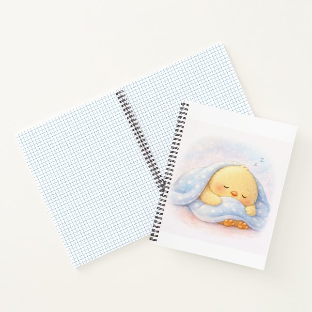 Cuaderno de Alma Pollito Linda Durmiendo | Jou de  (Interior)