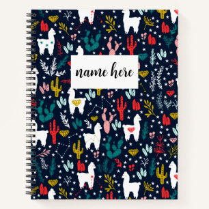 Cuaderno de Alpaca personalizado