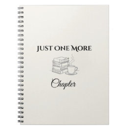 Cuaderno de amante de libros solo un capítulo más