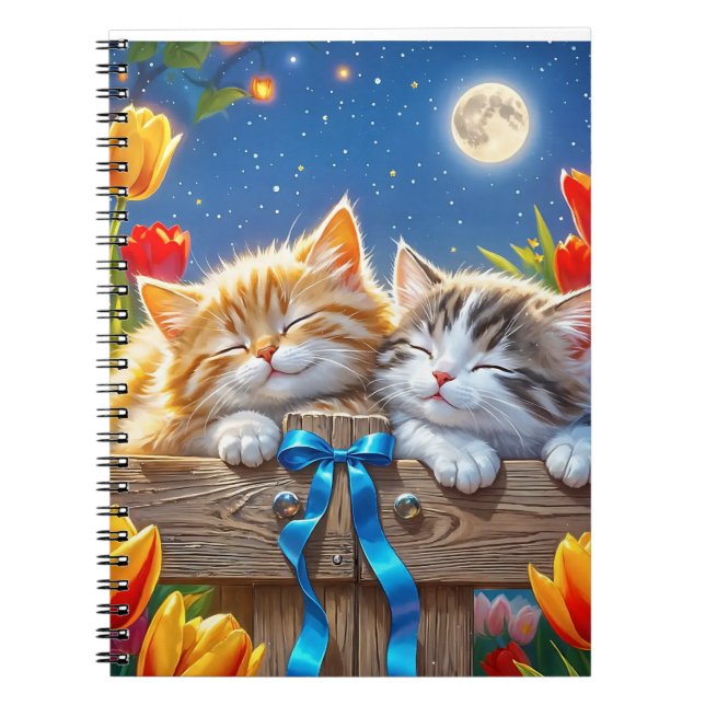 Cuaderno de amigos gatitos lindos  (Frente)