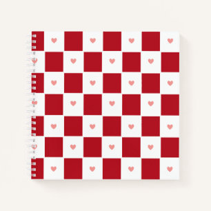 Cuaderno de amor de control rojo