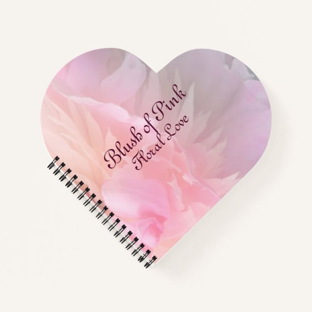 Cuaderno de Amor Floral Rosa Tímido (Anverso)