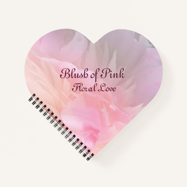 Cuaderno de Amor Floral Rosa Tímido (Anverso)