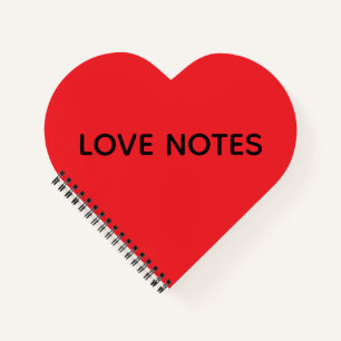 Cuaderno de amor rojo.