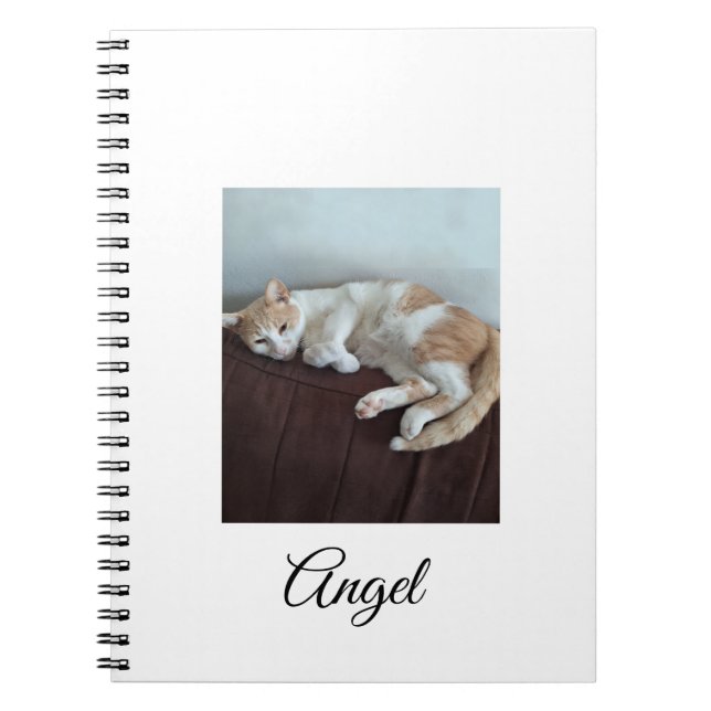 Cuaderno de Angel la Gata Sassy (Frente)