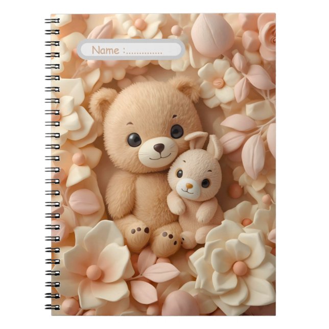 Cuaderno de Animales Bebés Adorables (Frente)
