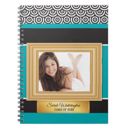Cuaderno de Año de Graduación con Foto en Verde Az