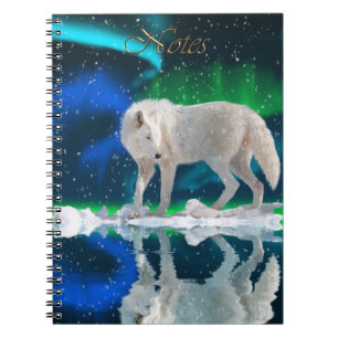 Cuaderno de apoyo a la vida silvestre Arctic Wolf 