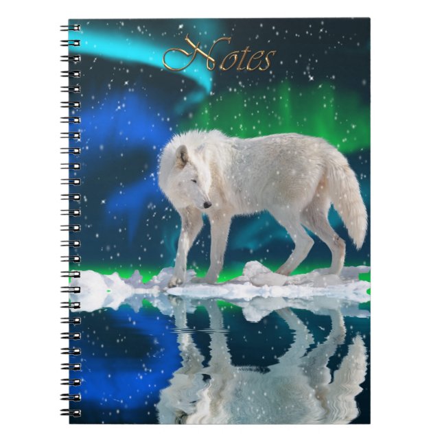 Cuaderno de apoyo a la vida silvestre Arctic Wolf  (Frente)