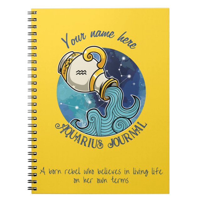 Cuaderno de Aquarius (Frente)