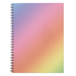 Cuaderno de arcoíris pastel