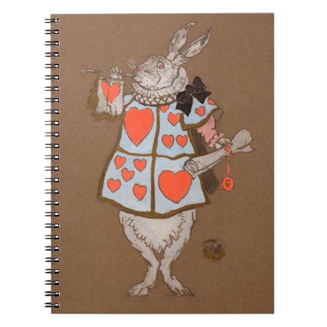 Cuaderno de arte Alicia de Conejo Blanco - Whimsic (Frente)