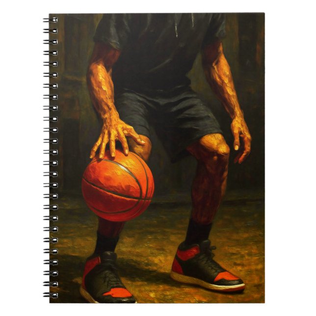 Cuaderno de Arte de Baloncesto - Diario de Diseño  (Frente)